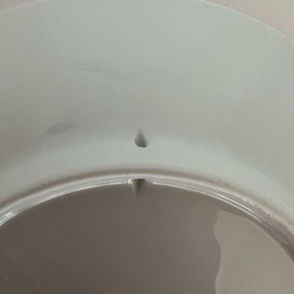 Vintage 1964 Porsgrund Norway Blue & White Winter Log Cabin 7" Collectors Plate - Picture 5 of 10